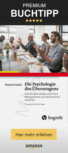 i-talk24 Banner mit Buchtipp Die Psychologie des Überzeugens