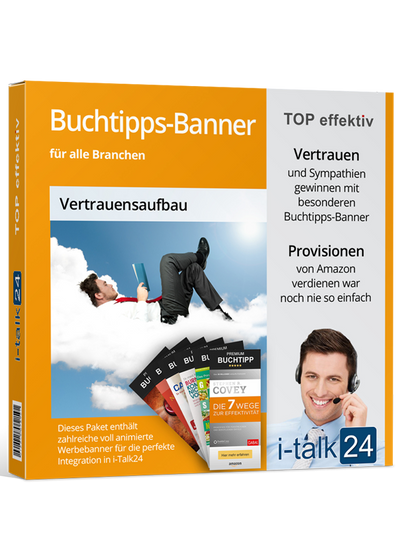 i-talk24 Bannerpaket "Amazon-Buchtipps"