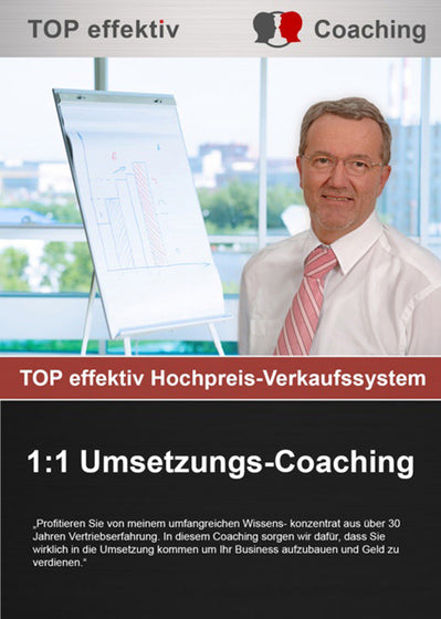 TOP effektiv 1:1 Umsetzungs-Coaching